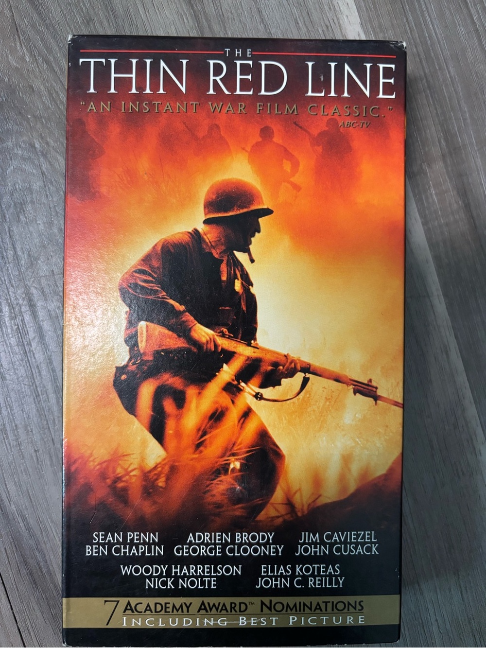 The thin red line VHS